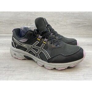 Assics Gel- Venture 8 Women's Sneakers Black Purple 8.5 Trail Hiking Outdoor